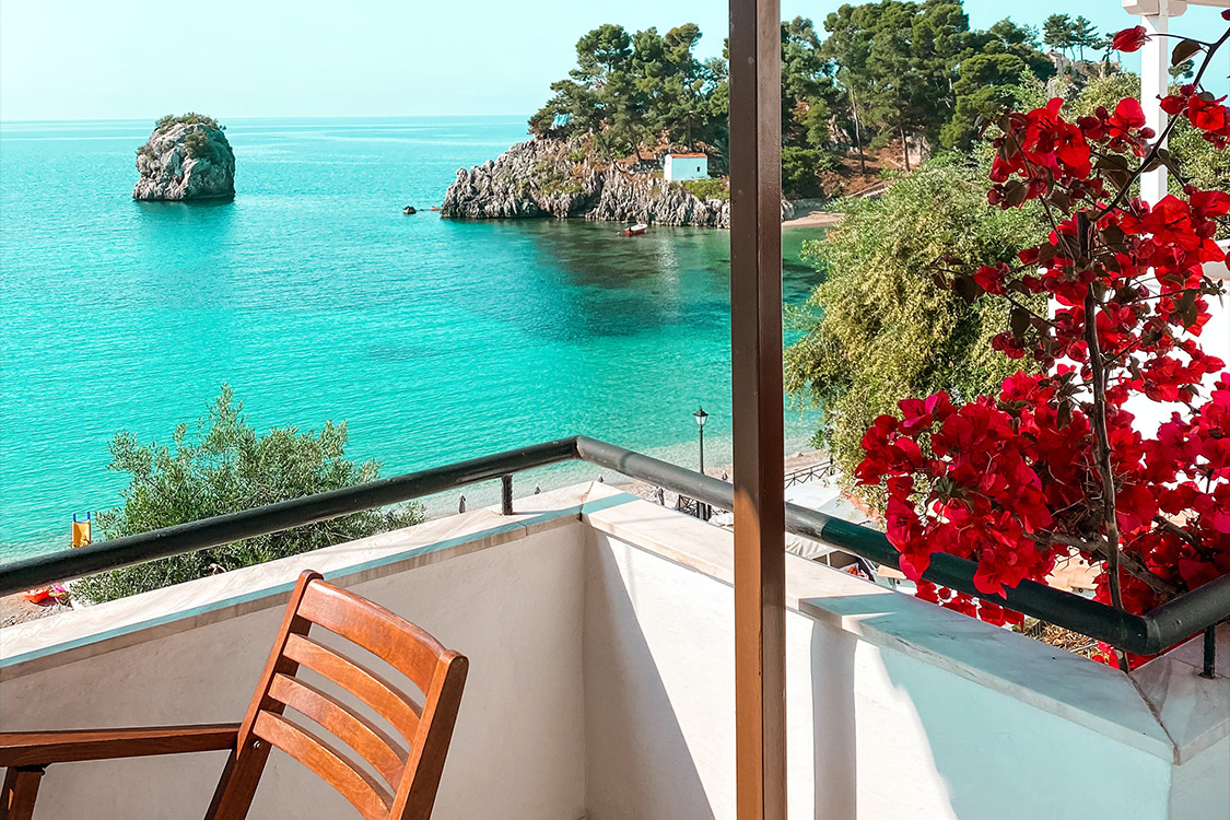 Balkon ausblick auf Mallorca