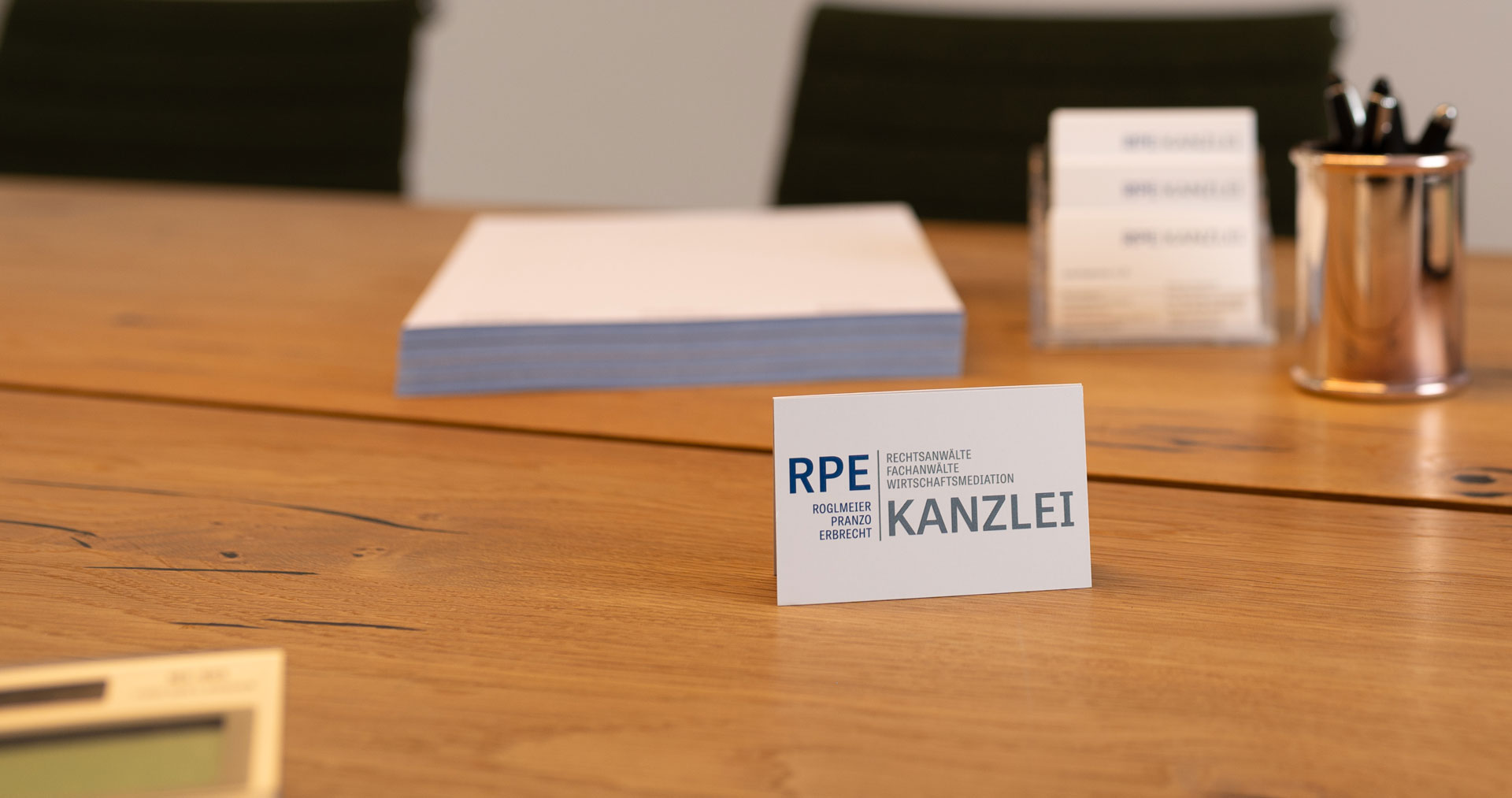 Visitenkarte RPE Kanzlei
